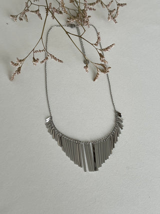 Collar Tiras Plateado