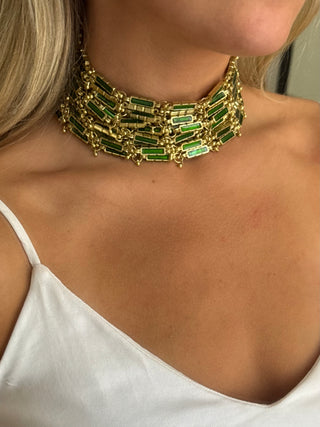Choker Bordeaux Island